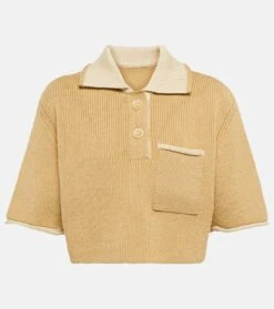 Jacquemus Top Le Polo Maille Arco Aus Strick