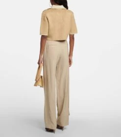 Jacquemus Top Le Polo Maille Arco Aus Strick -LORO PIANA Verkaufsgeschäft P00770644 b2