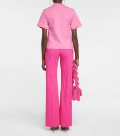 Jacquemus T-Shirt Le Bikini Aus Baumwoll-Jersey -LORO PIANA Verkaufsgeschäft P00770648 b2