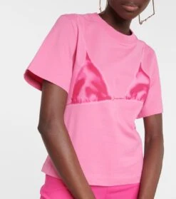 Jacquemus T-Shirt Le Bikini Aus Baumwoll-Jersey -LORO PIANA Verkaufsgeschäft P00770648 d1