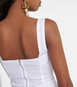 Dolce & Gabbana Midikleid Mit Spitze -LORO PIANA Verkaufsgeschäft P00771149 d3