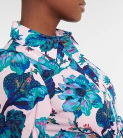 DIANE VON FURSTENBERG Bedrucktes Midikleid Queena -LORO PIANA Verkaufsgeschäft P00771172 d1