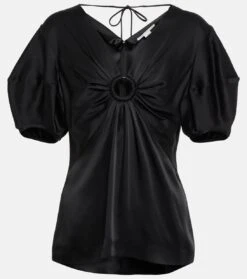 STELLA MCCARTNEY Top Aus Satin