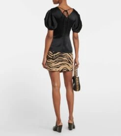 STELLA MCCARTNEY Top Aus Satin -LORO PIANA Verkaufsgeschäft P00772276 b2