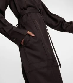 Jil Sander Midikleid Aus Satin 10 Jil Sander Midikleid Aus Satin -LORO PIANA Verkaufsgeschäft P00772449 d2