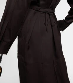 Jil Sander Midikleid Aus Satin 11 Jil Sander Midikleid Aus Satin -LORO PIANA Verkaufsgeschäft P00772449 d3