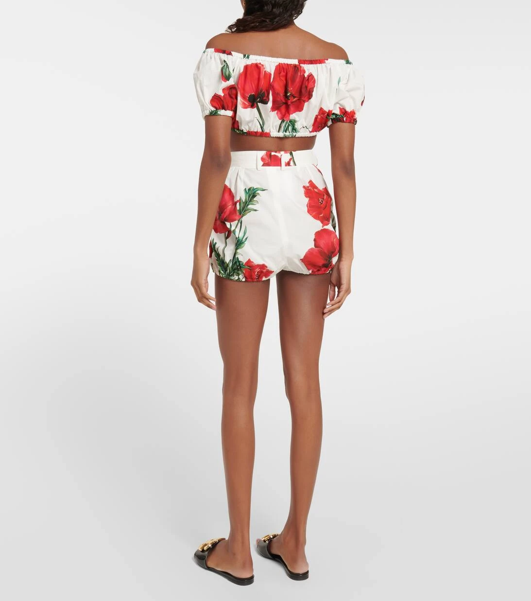 Dolce & Gabbana Bedrucktes Top Aus Baumwollpopeline 3 Dolce & Gabbana Bedrucktes Top Aus Baumwollpopeline – Bild 3