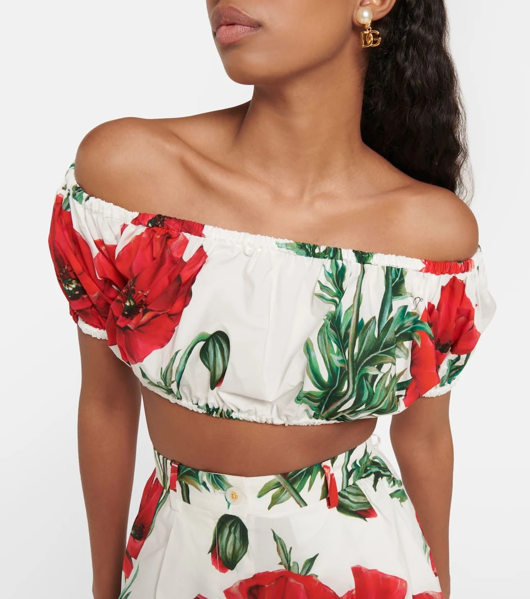 Dolce & Gabbana Bedrucktes Top Aus Baumwollpopeline 4 Dolce & Gabbana Bedrucktes Top Aus Baumwollpopeline – Bild 4