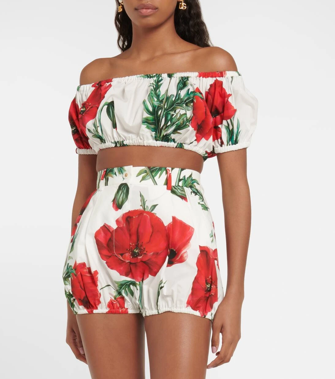 Dolce & Gabbana Bedrucktes Top Aus Baumwollpopeline 5 Dolce & Gabbana Bedrucktes Top Aus Baumwollpopeline – Bild 5