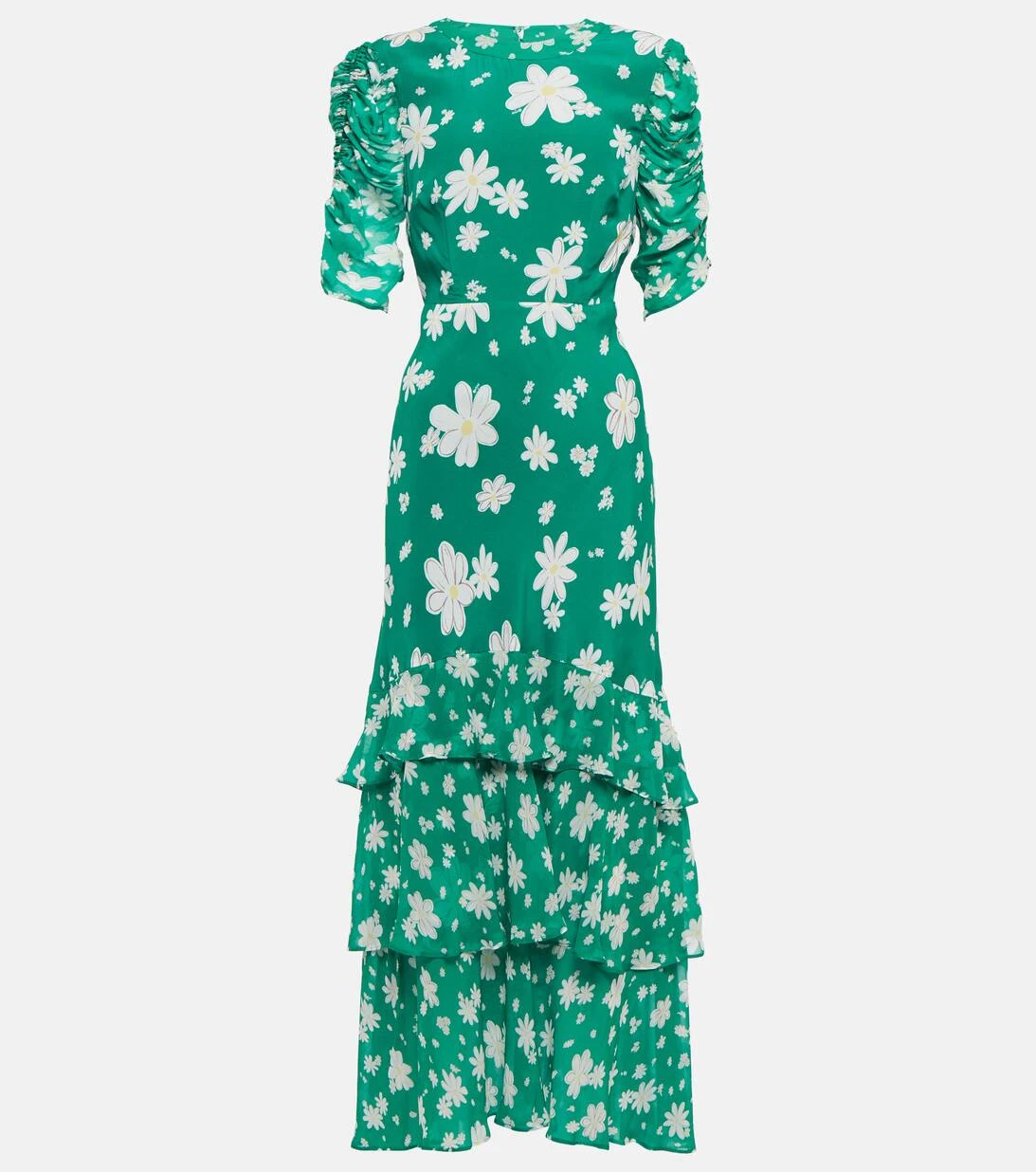 RIXO Bedrucktes Maxikleid Evelyn Aus Crêpe 1 RIXO Bedrucktes Maxikleid Evelyn Aus Crêpe