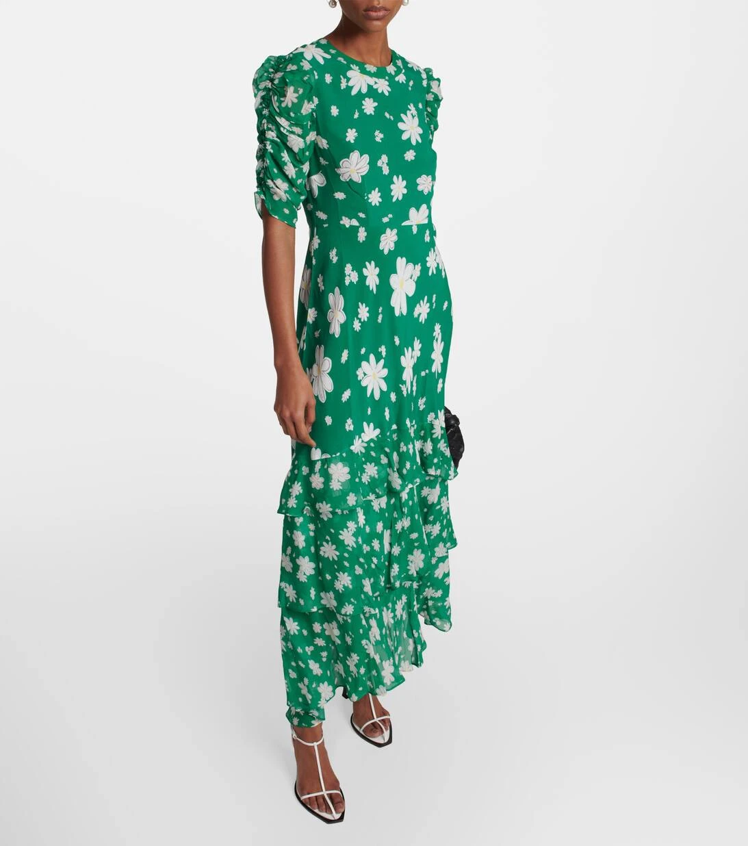 RIXO Bedrucktes Maxikleid Evelyn Aus Crêpe 2 RIXO Bedrucktes Maxikleid Evelyn Aus Crêpe – Bild 2