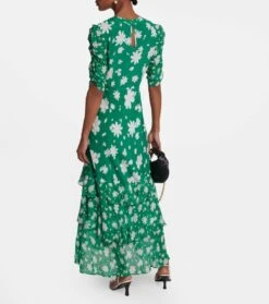 RIXO Bedrucktes Maxikleid Evelyn Aus Crêpe 8 RIXO Bedrucktes Maxikleid Evelyn Aus Crêpe -LORO PIANA Verkaufsgeschäft P00773286 b2
