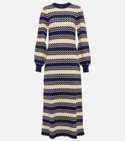 RIXO Maxikleid Elva Aus Jacquard