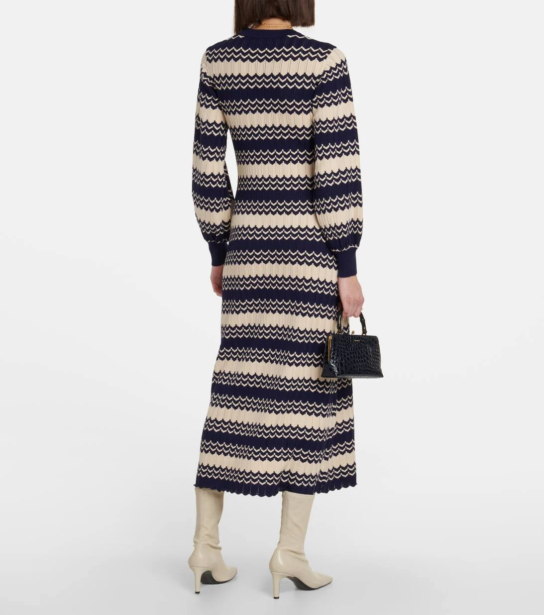 RIXO Maxikleid Elva Aus Jacquard 3 RIXO Maxikleid Elva Aus Jacquard – Bild 3