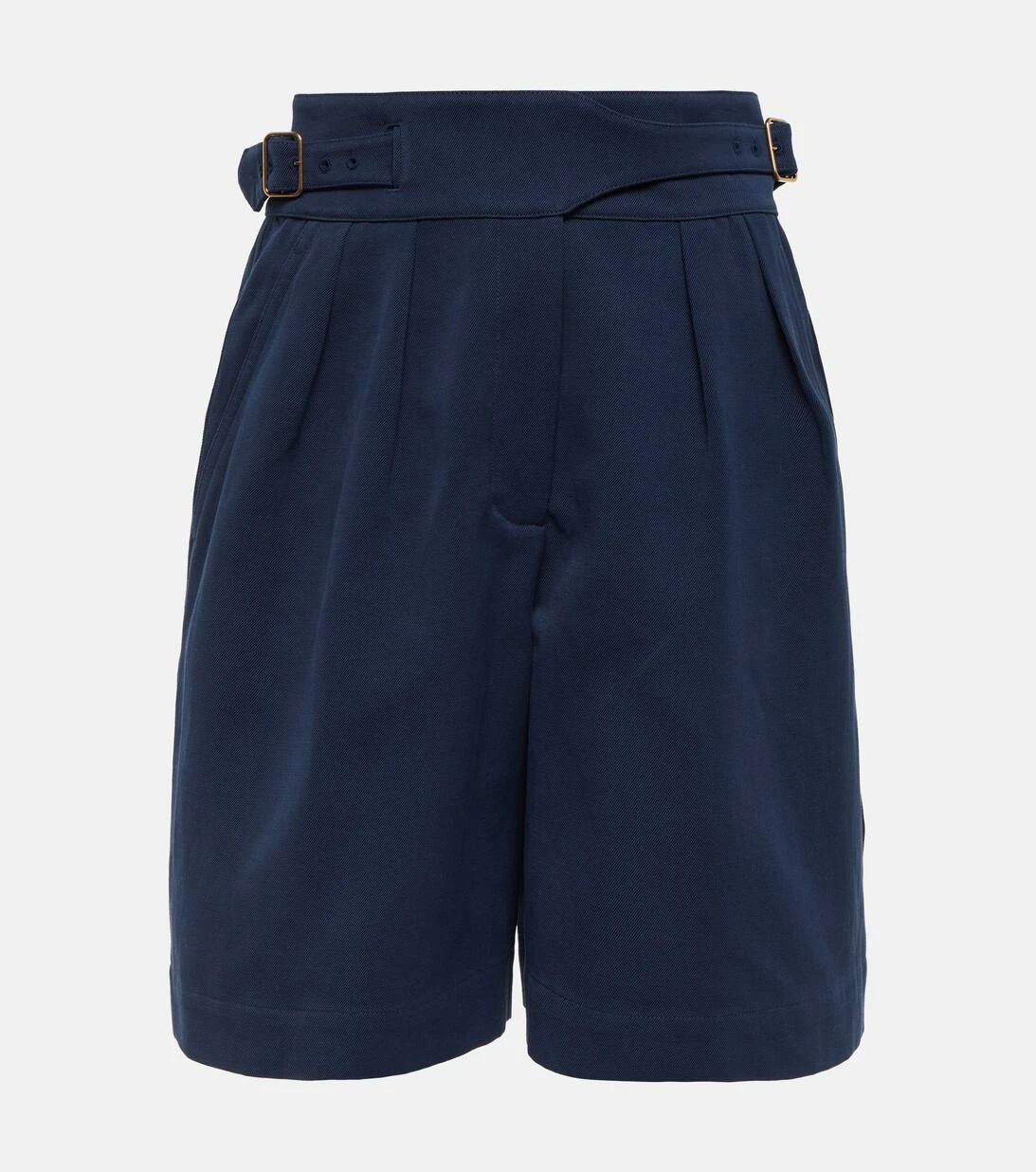 LORO PIANA Bermuda-Shorts Aus Baumwolle Und Leinen 1 LORO PIANA Bermuda-Shorts Aus Baumwolle Und Leinen