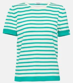 Max Mara Top Limone Aus Baumwolle