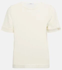 Max Mara T-Shirt Limone Aus Baumwolle