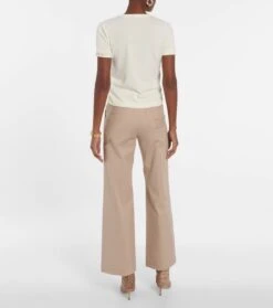 Max Mara T-Shirt Limone Aus Baumwolle -LORO PIANA Verkaufsgeschäft P00775718 b2