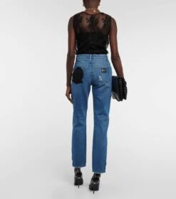 Dolce & Gabbana High-Rise Slim Jeans -LORO PIANA Verkaufsgeschäft P00775745 b2