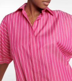 Max Mara Leisure Hemd Anemone Aus Baumwollpopeline -LORO PIANA Verkaufsgeschäft P00775783 d1