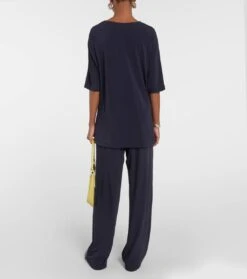 Max Mara Top Locarno Aus Crêpe -LORO PIANA Verkaufsgeschäft P00776351 b2