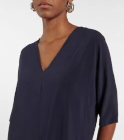 Max Mara Top Locarno Aus Crêpe -LORO PIANA Verkaufsgeschäft P00776351 d1