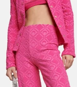 Marine Serre Hose Aus Jacquard -LORO PIANA Verkaufsgeschäft P00776459 d1