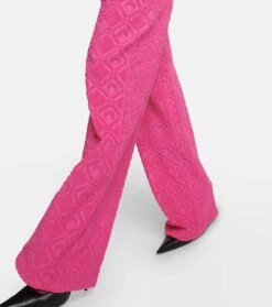 Marine Serre Hose Aus Jacquard -LORO PIANA Verkaufsgeschäft P00776459 d2