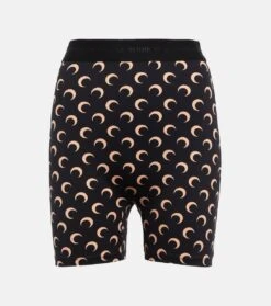 Marine Serre Bedruckte Bikershorts Moon