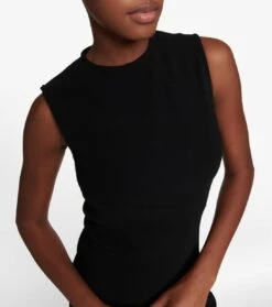 Sportmax Maxikleid Umberta Aus Cady -LORO PIANA Verkaufsgeschäft P00776713 d1