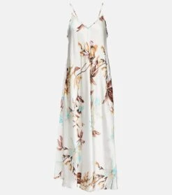 Max Mara Midikleid Giava Aus Seide