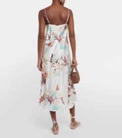 Max Mara Midikleid Giava Aus Seide -LORO PIANA Verkaufsgeschäft P00776814 b2