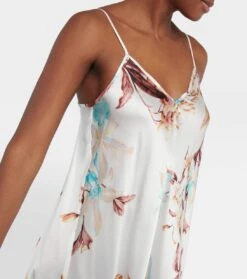 Max Mara Midikleid Giava Aus Seide -LORO PIANA Verkaufsgeschäft P00776814 d1