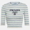 Prada Cropped-Pullover Aus Schurwolle