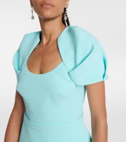 Midikleid Briante Aus Crêpe -LORO PIANA Verkaufsgeschäft P00780205 d1