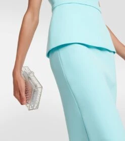 Midikleid Briante Aus Crêpe -LORO PIANA Verkaufsgeschäft P00780205 d2