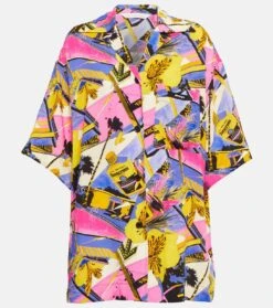 Palm Angels Bedrucktes Bowling Shirt