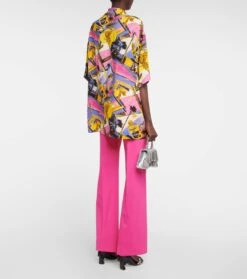 Palm Angels Bedrucktes Bowling Shirt -LORO PIANA Verkaufsgeschäft P00781516 b2