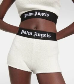 Palm Angels Shorts Aus Bouclé -LORO PIANA Verkaufsgeschäft P00781518 d1