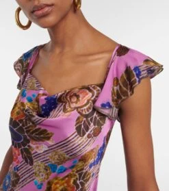 Midikleid Aus Seiden-Chiffon -LORO PIANA Verkaufsgeschäft P00783266 d1