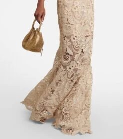 Oscar De La Renta Robe Aus Guipure-Spitze -LORO PIANA Verkaufsgeschäft P00783315 d2