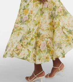 Midikleid Eden Aus Seide Und Leinen -LORO PIANA Verkaufsgeschäft P00783543 d2