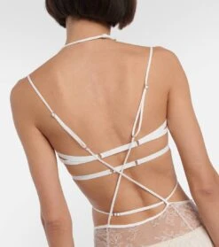 Bridal Robe Aus Spitze -LORO PIANA Verkaufsgeschäft P00783866 d3