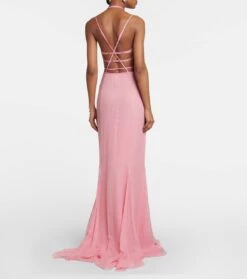 Bridal Robe Aus Seiden-Chiffon -LORO PIANA Verkaufsgeschäft P00783901 d1