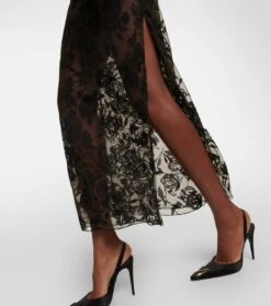 Magda Butrym Midikleid Aus Spitze -LORO PIANA Verkaufsgeschäft P00785089 d2