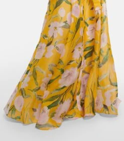 Carolina Herrera Bedruckte Robe Aus Seidenchiffon -LORO PIANA Verkaufsgeschäft P00785720 d3