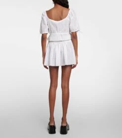 Ganni Cropped-Top Aus Baumwolle -LORO PIANA Verkaufsgeschäft P00789917 b2