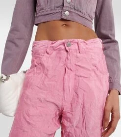 MM6 Maison Margiela Weite High-Rise-Hose -LORO PIANA Verkaufsgeschäft P00791263 d1