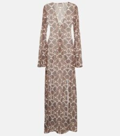 Bedrucktes Maxikleid Desert