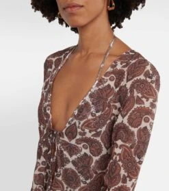 Bedrucktes Maxikleid Desert -LORO PIANA Verkaufsgeschäft P00793230 d1